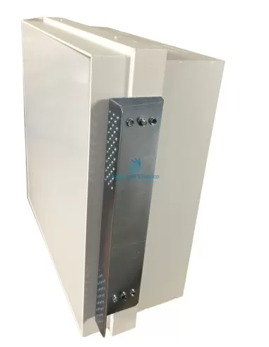 Gea Luce GFA550 Einbaustrahler 3x25W E27 sandgestrahltes Glas 279x279mm